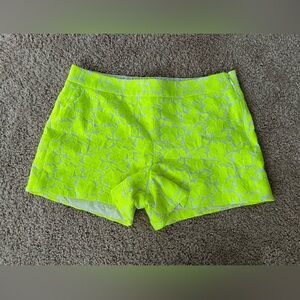 J crew neon Green Shorts size 2 women’s